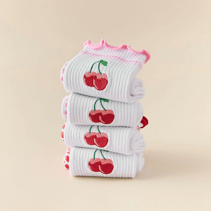 3 pairs, Cute  3 Pairs Pilates Socks with Grips  Ruffle Yoga Sock Grip Socks for Women
